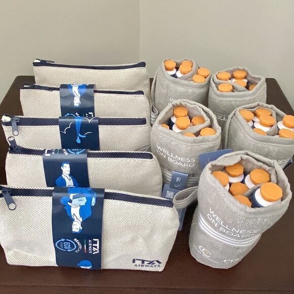 ✨2x HP✨ITA Airways Wellness On Board Set NWT - Picture 7 of 8